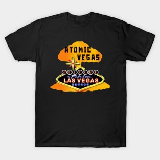 City - Atomic Vegas - Las Vegas - Sign - Blast T-Shirt